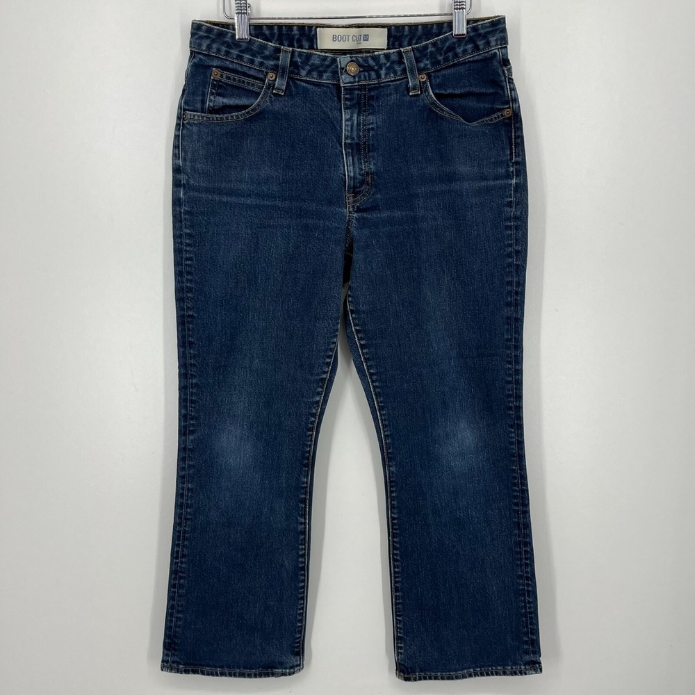 Gap Jeans Women's Size 12 Blue Boot‎ Cut Stretch Vtg Y2K Western Cotton